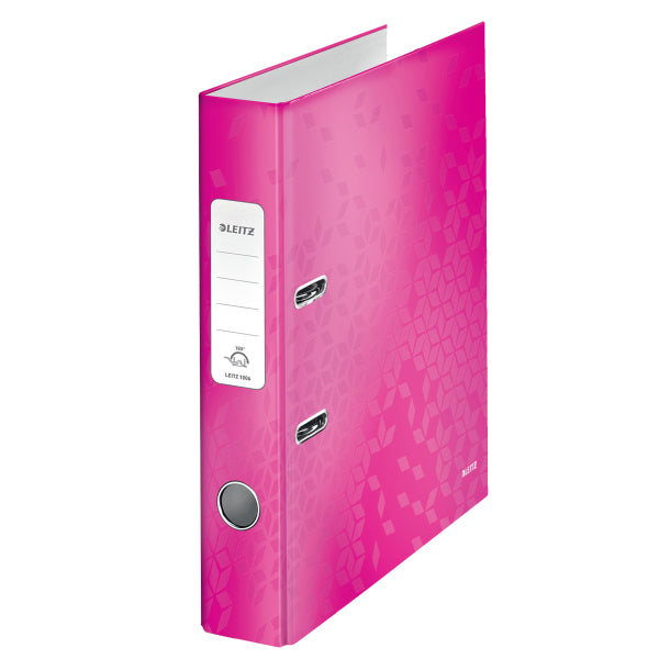 BIBLIORAFT PLASTIFIAT 5.2 CM ROZ METALIZAT WOW LEITZ BIBLIORAFT PLASTIFIAT 5.2 CM ROZ METALIZAT WOW LEITZ